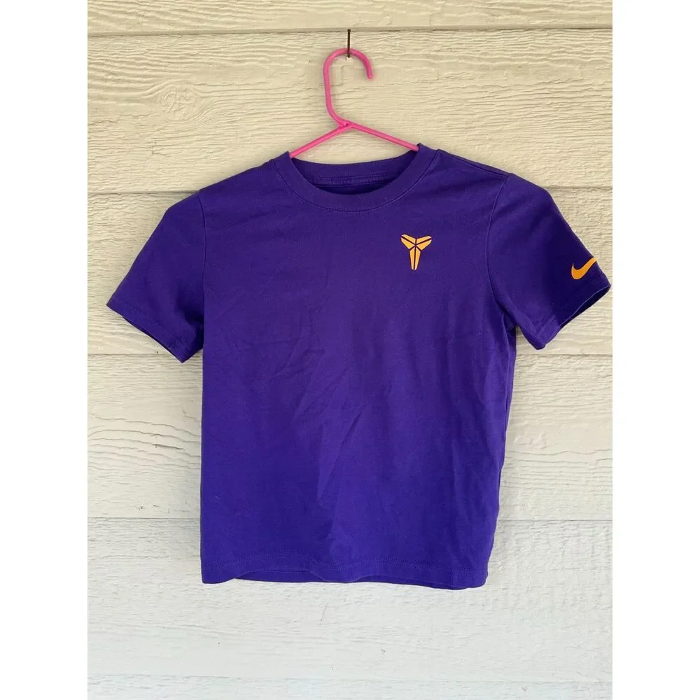 Nike Kobe Bryant Mamba Logo Athletic Graphic T-Shirt Youth Kids Size L (6-7 Yrs)